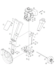 Chute & Wheels parts for Craftsman Chipper-Shredder & Vac 24A-464G099 / 2011 from AppliancePartsPros.com
