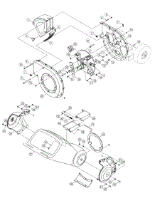 Hopper & Impeller parts for Craftsman Chipper-Shredder & Vac 24A-464G099 / 2011 from AppliancePartsPros.com