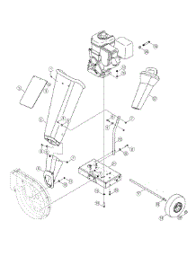 Chute & Frame Assembly parts for Craftsman Chipper-Shredder & Vac 24A-464G799 / 2009 from AppliancePartsPros.com