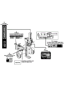 Label Map parts for Craftsman Log Splitter 24BF570F299 / 2008 from AppliancePartsPros.com