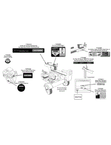 Label Map parts for Craftsman Log Splitter 24BG57M1799 / 2012 from AppliancePartsPros.com