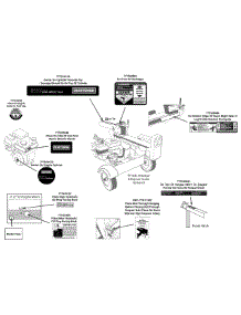 Label Map parts for Craftsman Log Splitter 24BG57M1799 / 2013 from AppliancePartsPros.com