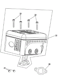 170-L0-11 Muffler parts for Craftsman Log Splitter 24BG57M3099 / 2011 from AppliancePartsPros.com