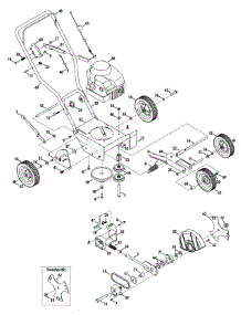 General Assembly parts for Craftsman Edger 25B-554D099 / 2012 from AppliancePartsPros.com