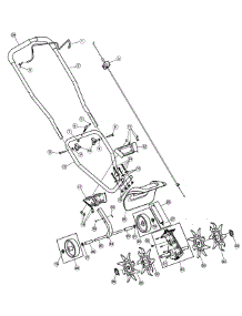 General Assembly parts for Craftsman Tiller 316.240320 from AppliancePartsPros.com