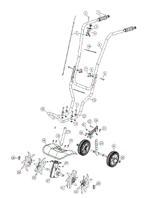 General Assembly parts for Craftsman Tiller 316.292650 from AppliancePartsPros.com