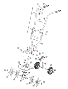 General Assembly parts for Craftsman Tiller 316.29937 from AppliancePartsPros.com
