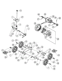 Track & Frame parts for Craftsman Snow Thrower 317E758F099 / 1997 from AppliancePartsPros.com