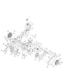 Auger & Drive Assembly parts for Craftsman Snow Thrower 31A-2M1A799 / 2009 from AppliancePartsPros.com