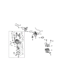 161-Jwa-11 Carburetor parts for Craftsman Snow Thrower 31A-2M5E799 / 2011 from AppliancePartsPros.com