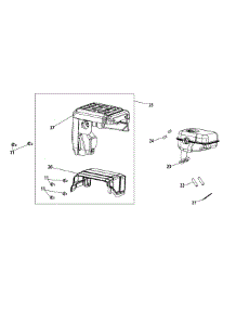 165-Wu Muffler parts for Craftsman Snow Thrower 31A-3ABD799 / 2015 from AppliancePartsPros.com