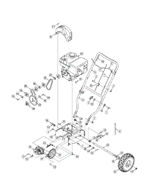 Handle & Frame parts for Craftsman Snow Thrower 31A-3ABD799 / 2015 from AppliancePartsPros.com