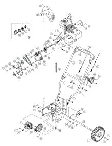 Drive Assembly parts for Craftsman Snow Thrower 31A-3BDE799 / 2005-2 from AppliancePartsPros.com