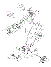 General Assembly parts for Craftsman Snow Thrower 31A-3CDE799 / 2006 from AppliancePartsPros.com