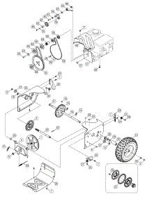 Drive Assembly parts for Craftsman Snow Thrower 31A-62BD799 / 2011 from AppliancePartsPros.com