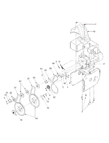 Engine And V-Belts parts for Craftsman Snow Thrower 31AE458G099 / 2000 from AppliancePartsPros.com