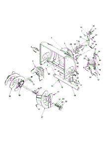 Blower Housing parts for Craftsman Snow Thrower 31AE558F099 / 1999 from AppliancePartsPros.com