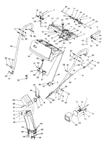 Handle & Chute Assembly parts for Craftsman Snow Thrower 31AE558F099 / 1999 from AppliancePartsPros.com