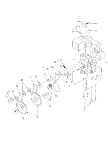 Engine & V-Belts parts for Craftsman Snow Thrower 31AE558G099 / 2000 from AppliancePartsPros.com