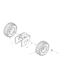 Wheel Assemblies parts for Craftsman Snow Thrower 31AE558G099 / 2000 from AppliancePartsPros.com