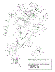 Handle & Chute Assembly parts for Craftsman Snow Thrower 31AE558G099 / 2003 from AppliancePartsPros.com