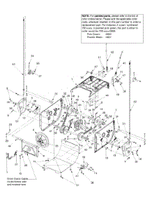 Transmission Assembly parts for Craftsman Snow Thrower 31AE558G099 / 2003 from AppliancePartsPros.com