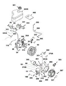 Craftsman Engine Model 143.026503 (Part 2) parts for Craftsman Snow Thrower 31AE5D8E099 / 2003 from AppliancePartsPros.com