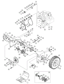 Drive Assembly parts for Craftsman Snow Thrower 31AE5HTG799 / 2007 from AppliancePartsPros.com
