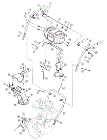Handlebar Assembly parts for Craftsman Snow Thrower 31AE5HTG799 / 2007 from AppliancePartsPros.com