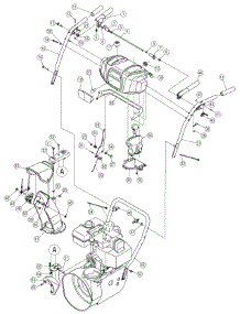 Handle Assembly parts for Craftsman Snow Thrower 31AE5HTG799 / 2005-2 from AppliancePartsPros.com