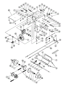Frame Assembly parts for Craftsman Snow Thrower 31AE758F099 / 1999 from AppliancePartsPros.com