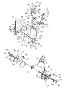 Blower Housing parts for Craftsman Snow Thrower 31AE7C8F099 / 1998 from AppliancePartsPros.com