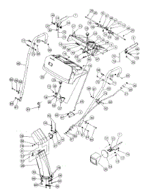 Handle Assembly & Chute parts for Craftsman Snow Thrower 31AE7C8F099 / 1998 from AppliancePartsPros.com