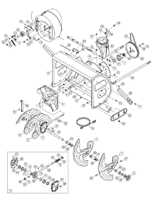 General Assembly parts for Craftsman Snow Thrower 31AE9O6I799 / 2007 from AppliancePartsPros.com