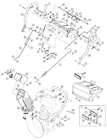 Controls & Chute parts for Craftsman Snow Thrower 31AE9P6J799 / 2007 from AppliancePartsPros.com