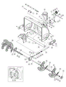 Auger & Housing parts for Craftsman Snow Thrower 31AH54SG793 / 2012 from AppliancePartsPros.com