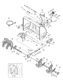 Auger & Housing Assembly parts for Craftsman Snow Thrower 31AH54TG799 / 2009 from AppliancePartsPros.com