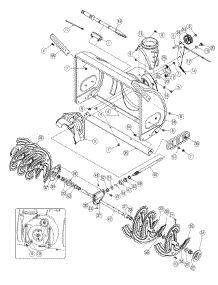 Auger & Housing parts for Craftsman Snow Thrower 31AH55TH793 / 2012 from AppliancePartsPros.com