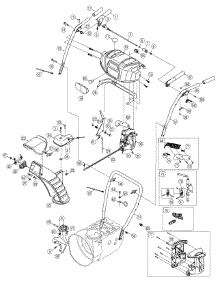 Handle & Chute Control parts for Craftsman Snow Thrower 31AH55TH793 / 2012 from AppliancePartsPros.com