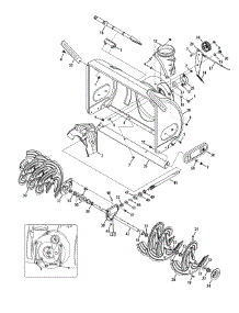 Auger & Housing parts for Craftsman Snow Thrower 31AH55TH793 / 2013 from AppliancePartsPros.com
