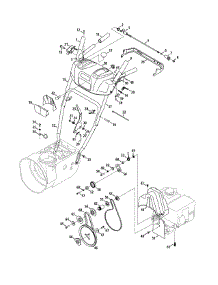 Handle & Panel parts for Craftsman Snow Thrower 31AH55TH793 / 2013 from AppliancePartsPros.com