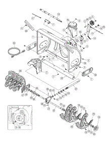 Auger & Housing Assembly parts for Craftsman Snow Thrower 31AH55TH799 / 2009 from AppliancePartsPros.com