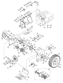 Drive Assembly parts for Craftsman Snow Thrower 31AH55TH799 / 2009 from AppliancePartsPros.com