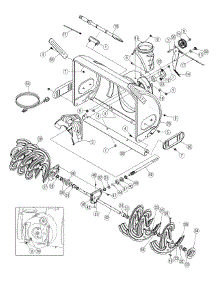 Auger & Housing Assembly parts for Craftsman Snow Thrower 31AH55TH799 / 2011 from AppliancePartsPros.com