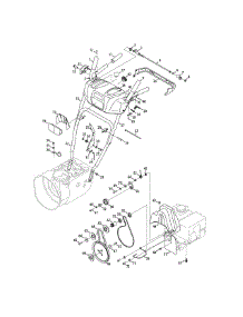 Handle & Drive Asssembly parts for Craftsman Snow Thrower 31AH55TQ799 / 2015 from AppliancePartsPros.com