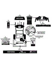 Label Map parts for Craftsman Snow Thrower 31AH5WTG799 / 2008 from AppliancePartsPros.com