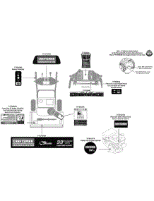 Label Map parts for Craftsman Snow Thrower 31AH95SI799 / 2009 from AppliancePartsPros.com