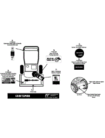 Label Map parts for Craftsman Snow Thrower 31AM32AD799 / 2008 from AppliancePartsPros.com