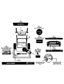 Label Map parts for Craftsman Snow Thrower 31AM62EE799 / 2008 from AppliancePartsPros.com