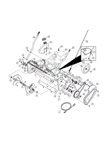 Drive & Auger Assembly parts for Craftsman Snow Thrower 31AS2S5D799 / 2010 from AppliancePartsPros.com